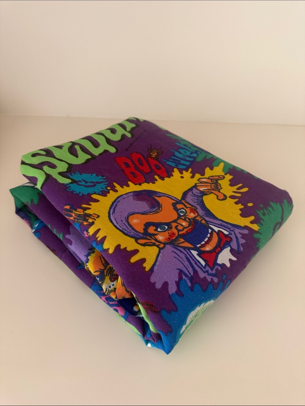 Vintage Goosebumps Flat Bedsheet Twin Size